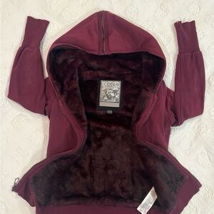 ♥️*RARE* Fox Racing SASQUATCH HOODIE ZIP-UP JACKET (HEATHERED SMOKEY WINE) 4/6